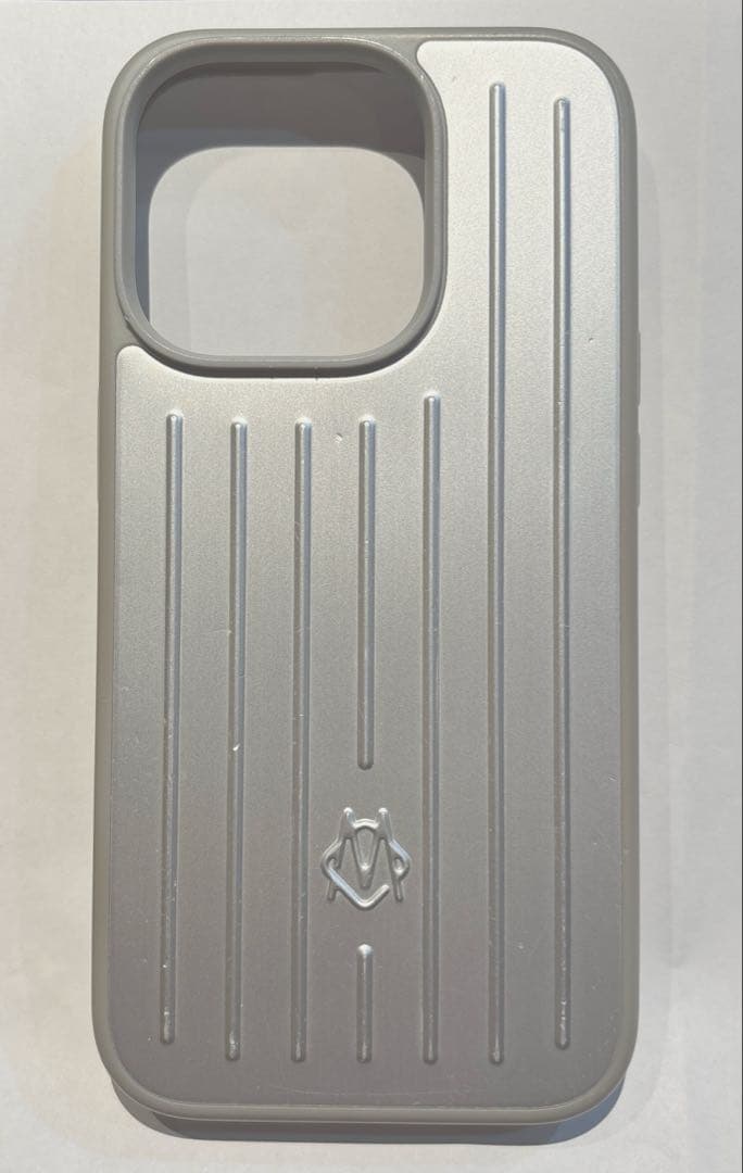 ［正規品］RIMOWA ケース iPhone15pro シルバー