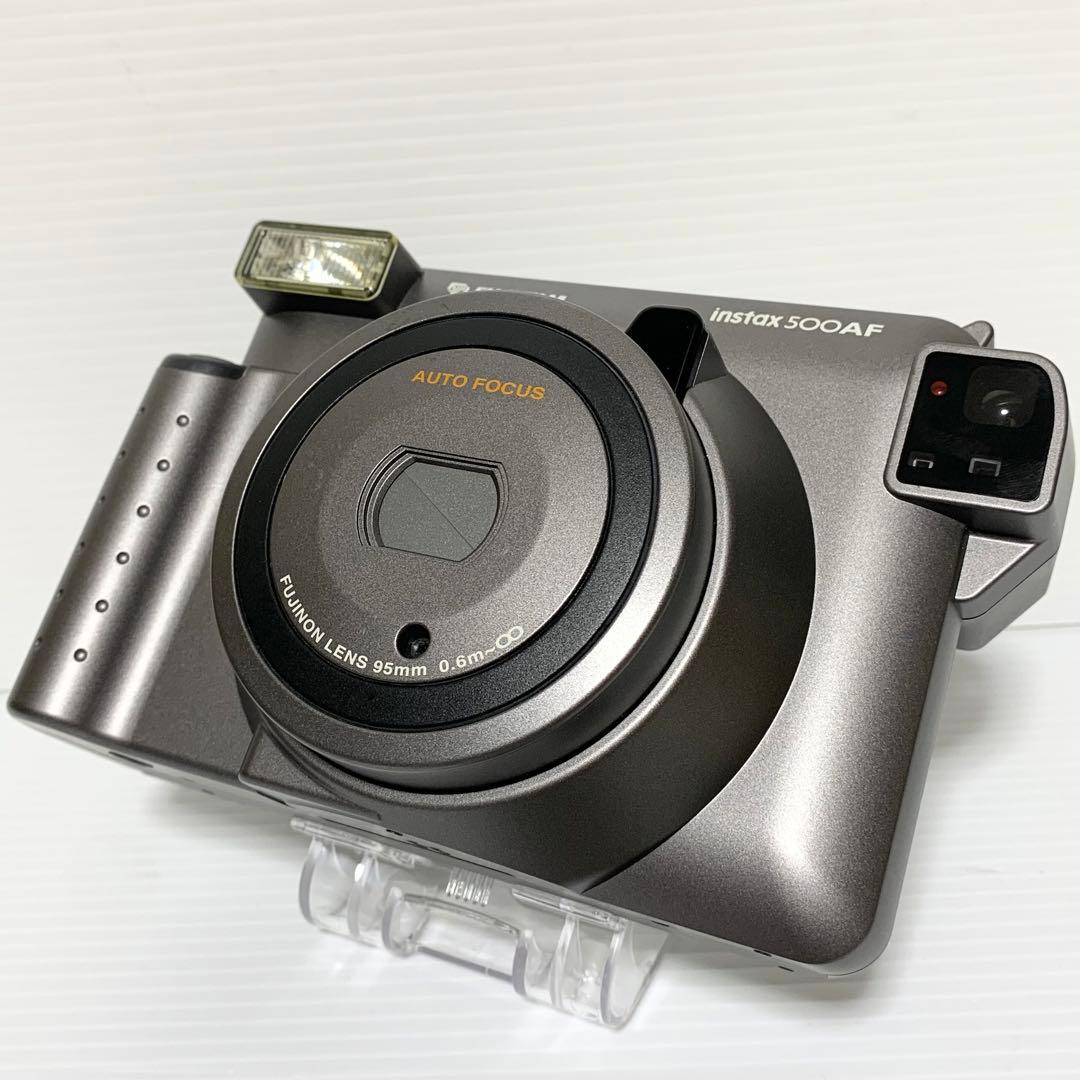 希少 富士フイルム FUJIFILM instax 500AF フィルムカメラ