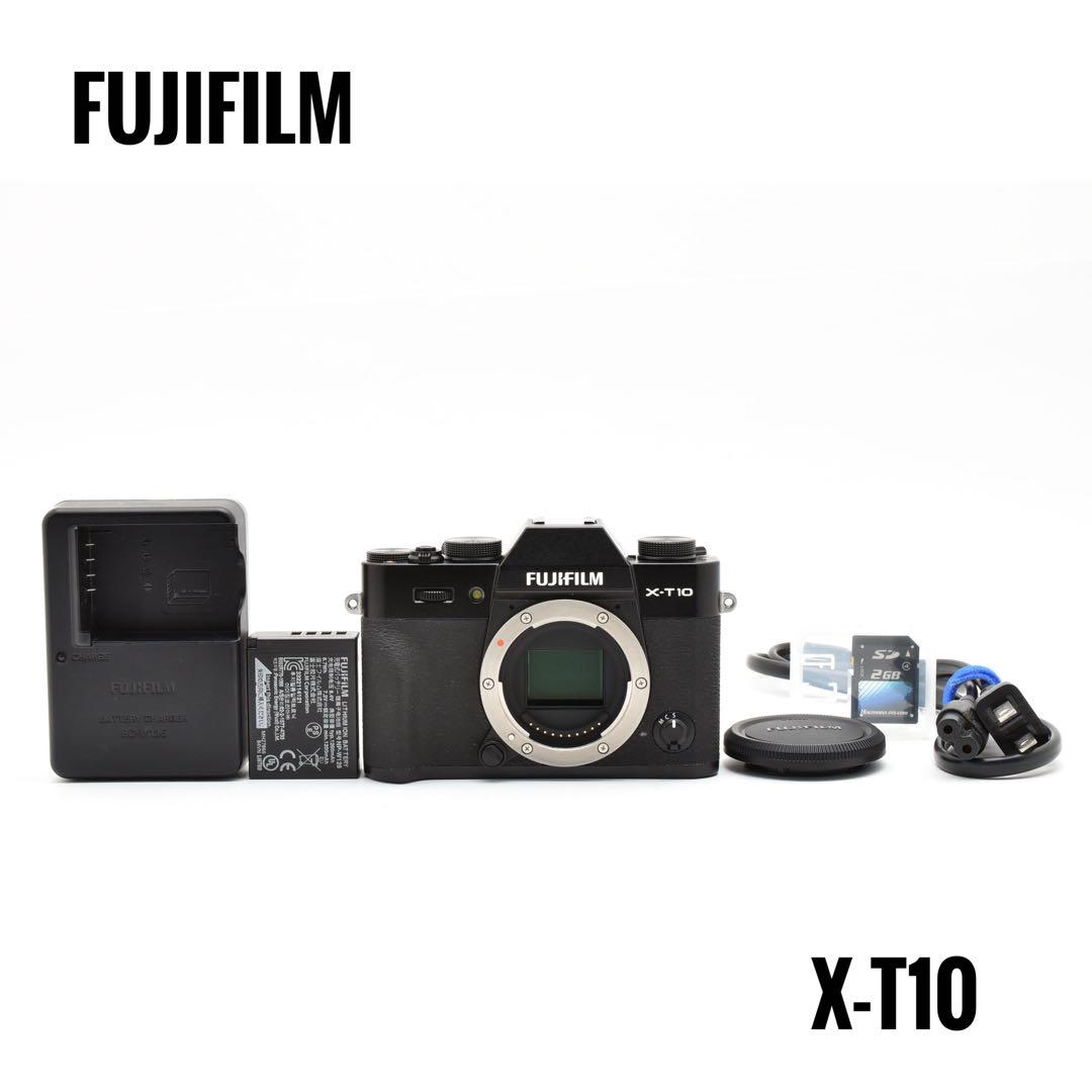 【美品】フジフィルム FUJIFILM X-T10 ボディ ブラック
