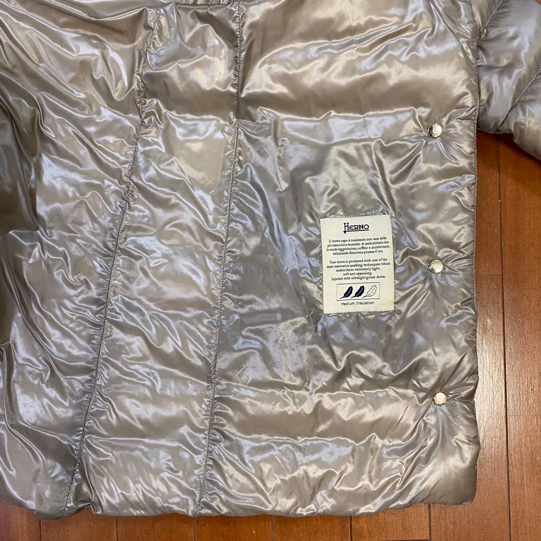 値下げ！HERNO ヘルノ ICONICO アメリア グレージュ 36