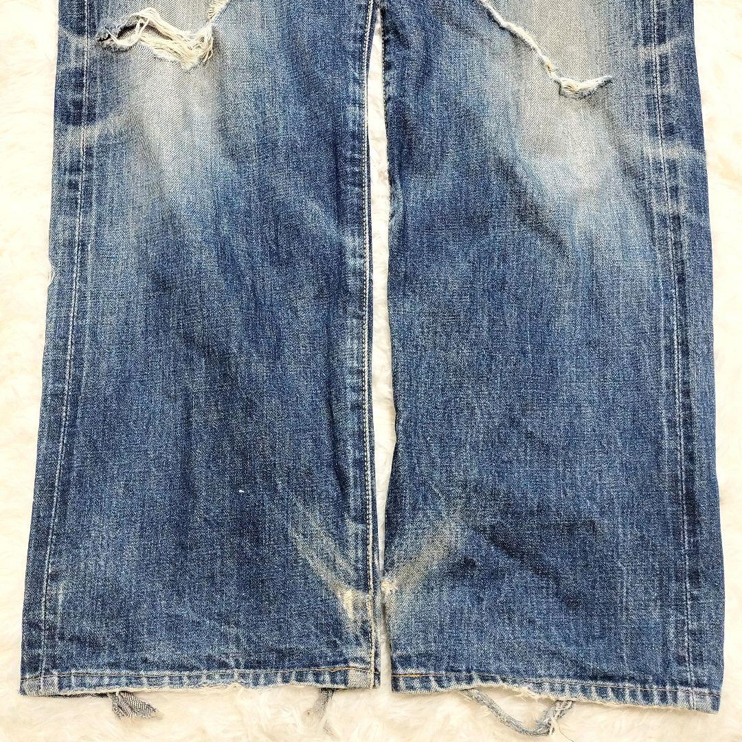 リーバイス 702XX 赤耳 ビッグE 日本製 シンチバック デニム W32