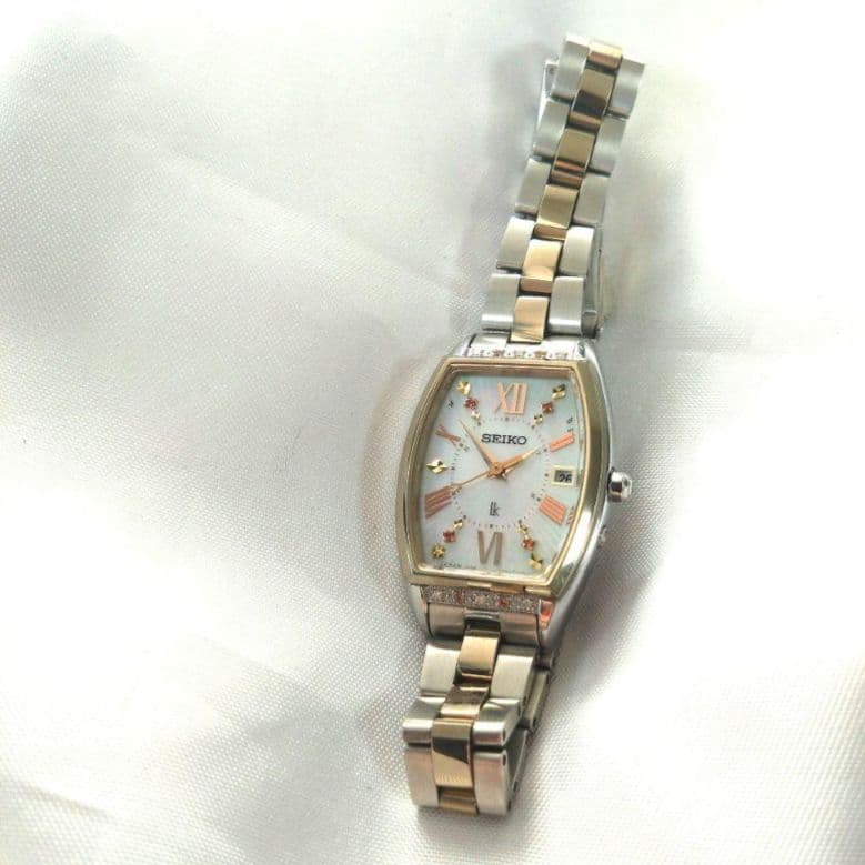限定1000　美品　SEIKO　ルキア　電波ソーラー　ピエールエルメ　ダイヤ