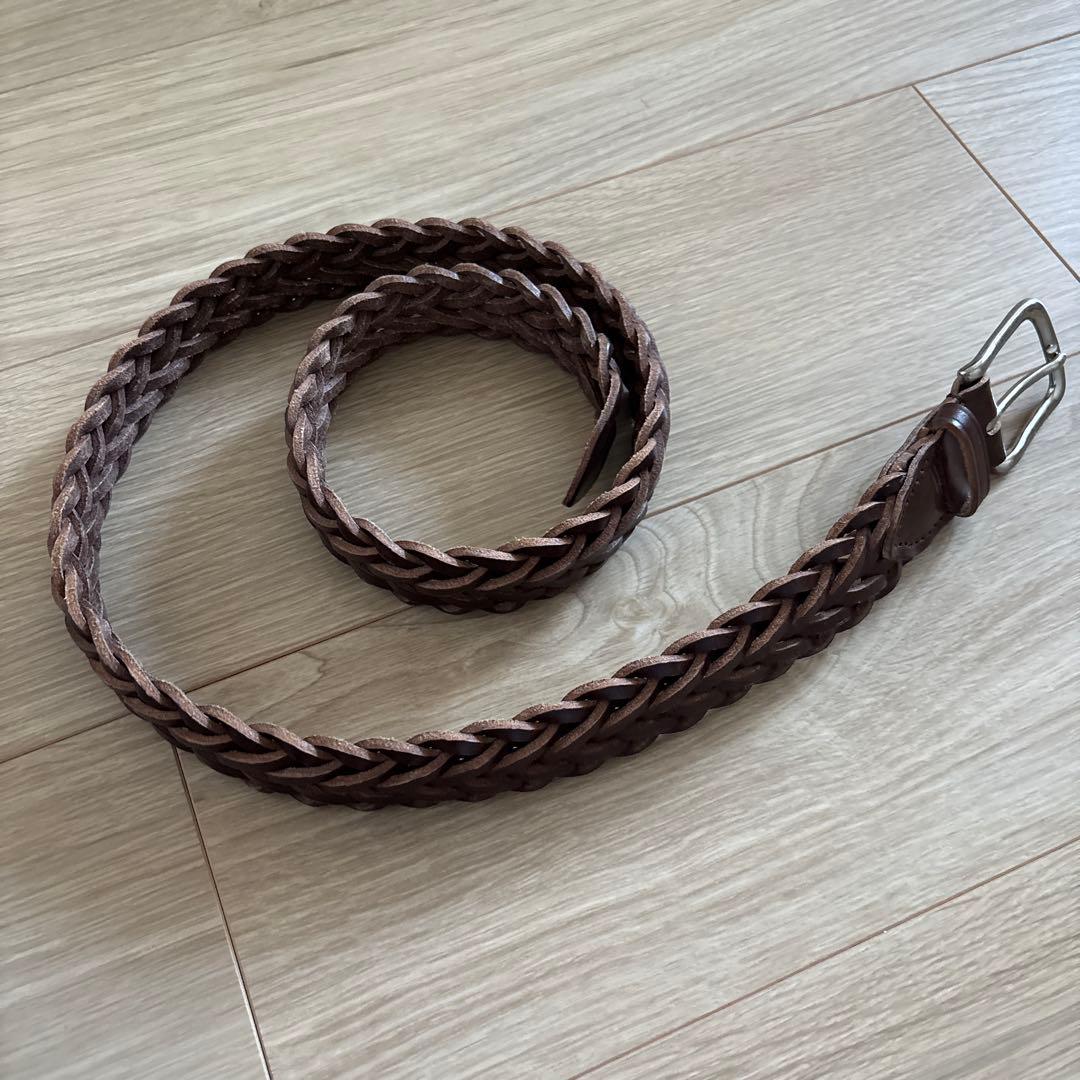 パ*ン様 WHITEHOUSE COX 32mmメッシュベルト 34inch