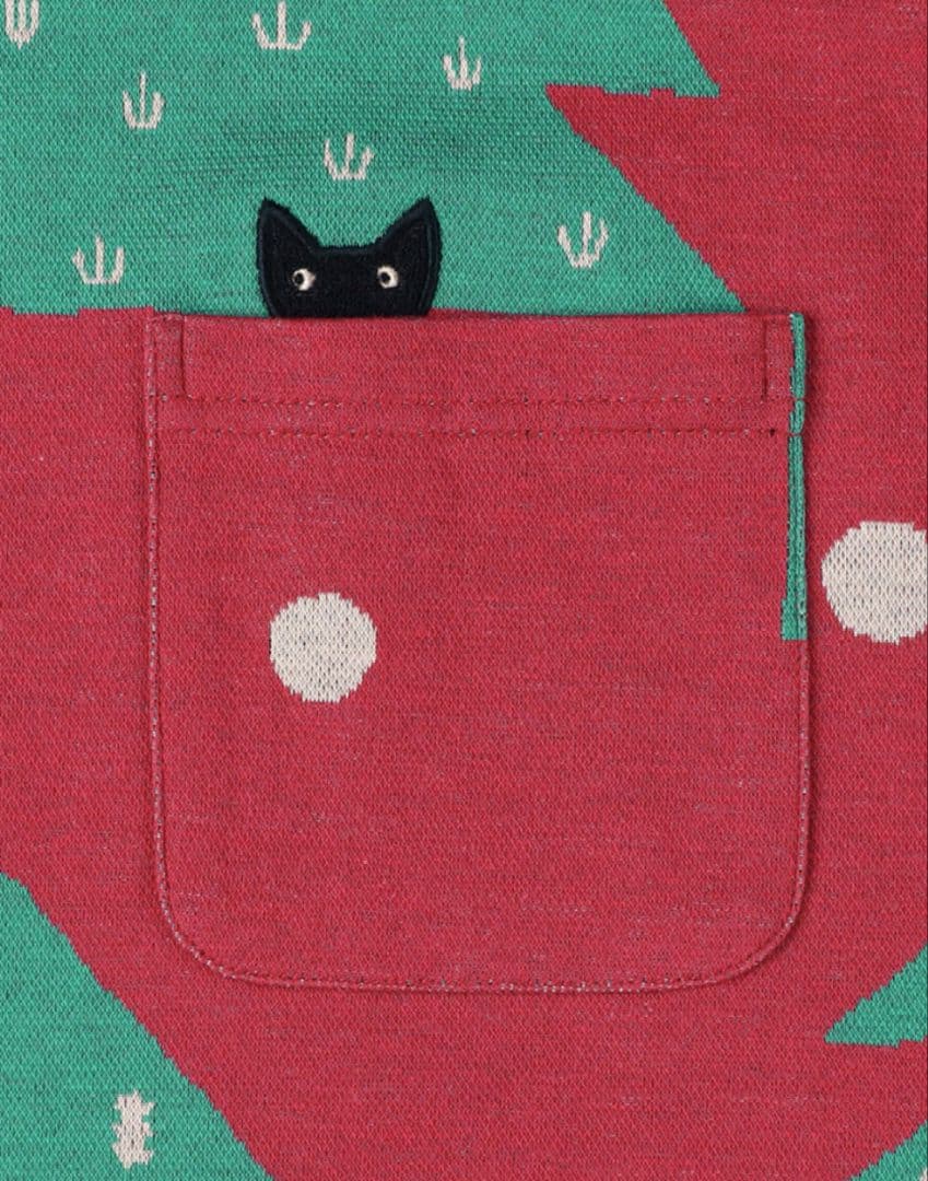 新品タグ付き ワコール パジャマ ルームウェア ツリー レッド M