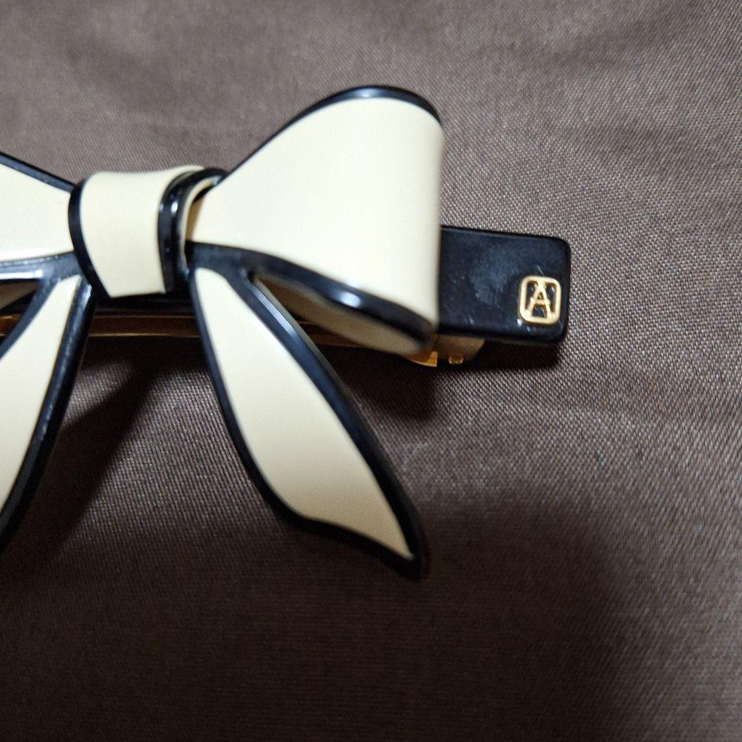 再お値下げ　美品　アレクサンドルドゥパリ リボン バレッタ