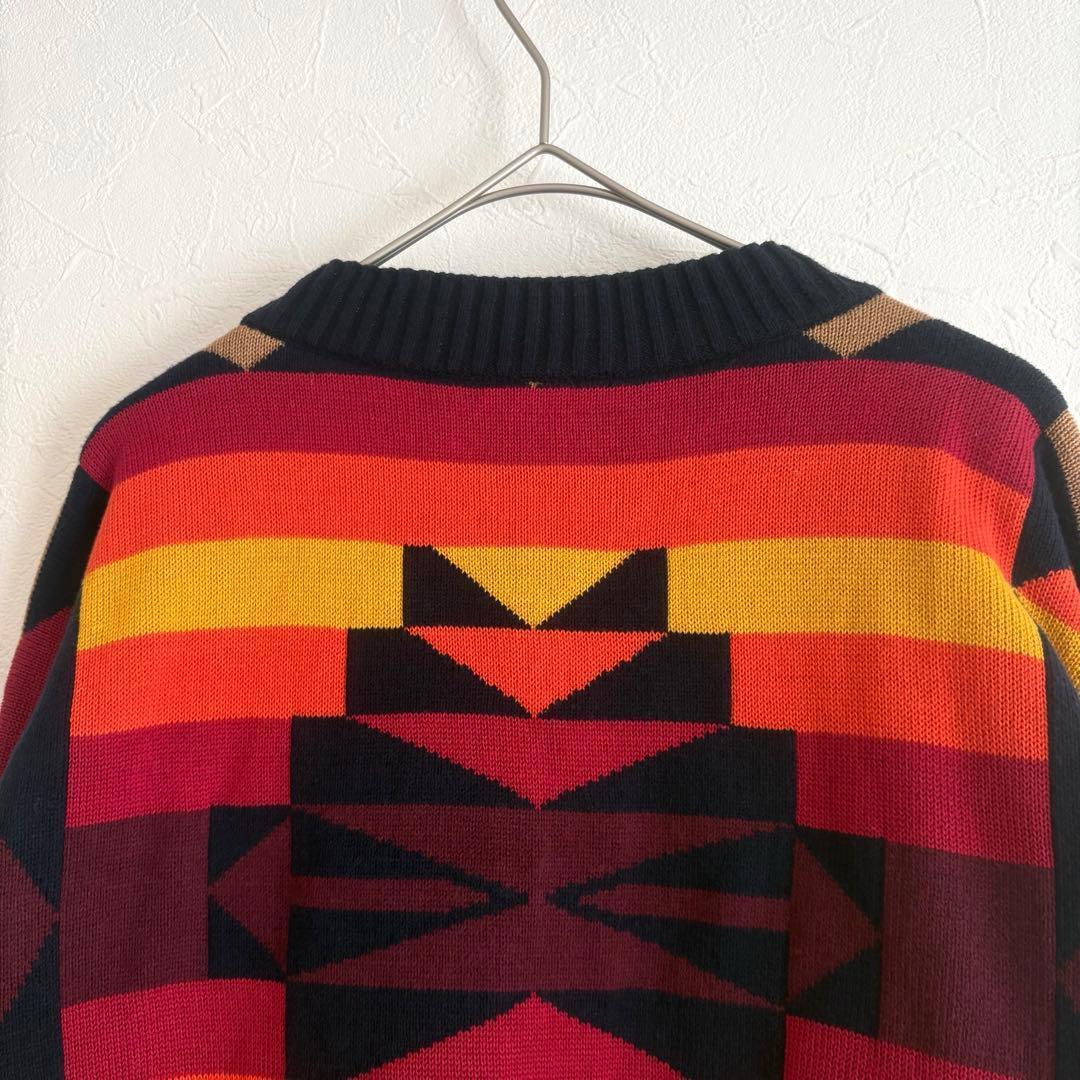 sacai×PENDLETON コラボニット ドローコード チマヨ size2