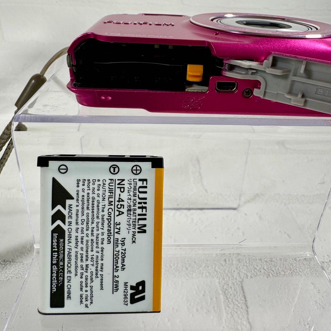 FUJIFILM　フジフィルム FINEPIX JX500 デジカメ ピンク