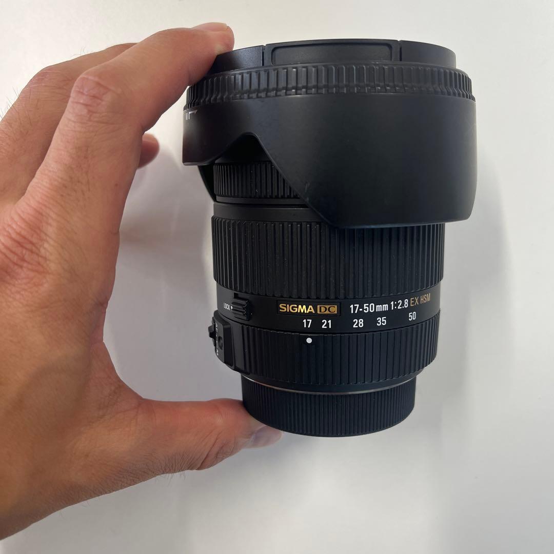 シグマ　DC 17-50mm 1:2.8 EX HSM kマウント