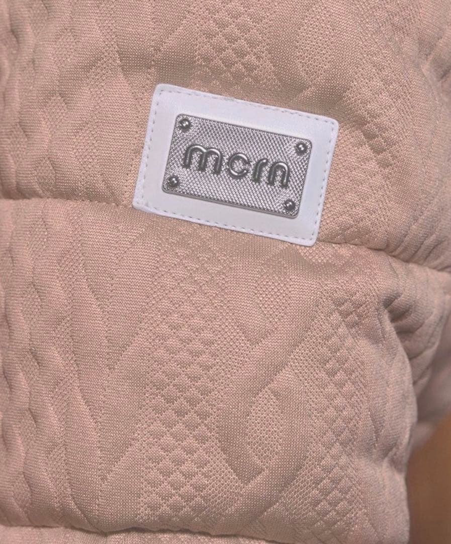 michellMacaron ミシェルマカロン ケーブル柄ベルトダウンコート