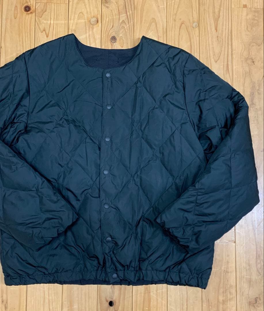 美品ナルNARU＊リバーシブルダウンジャケット日本製