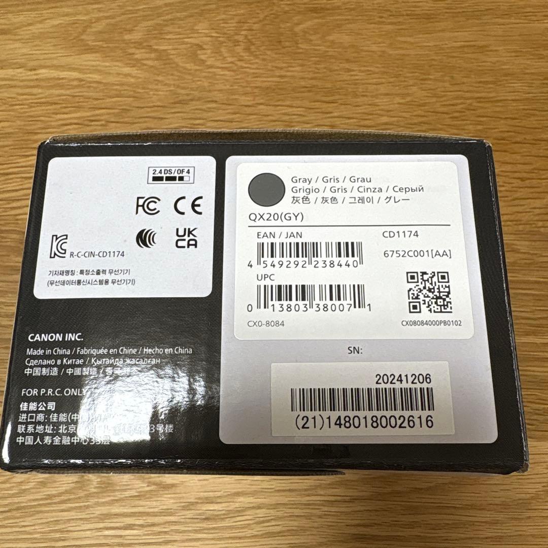 キャノンCanonセルフィQX20 コンパクトフォトプリンター