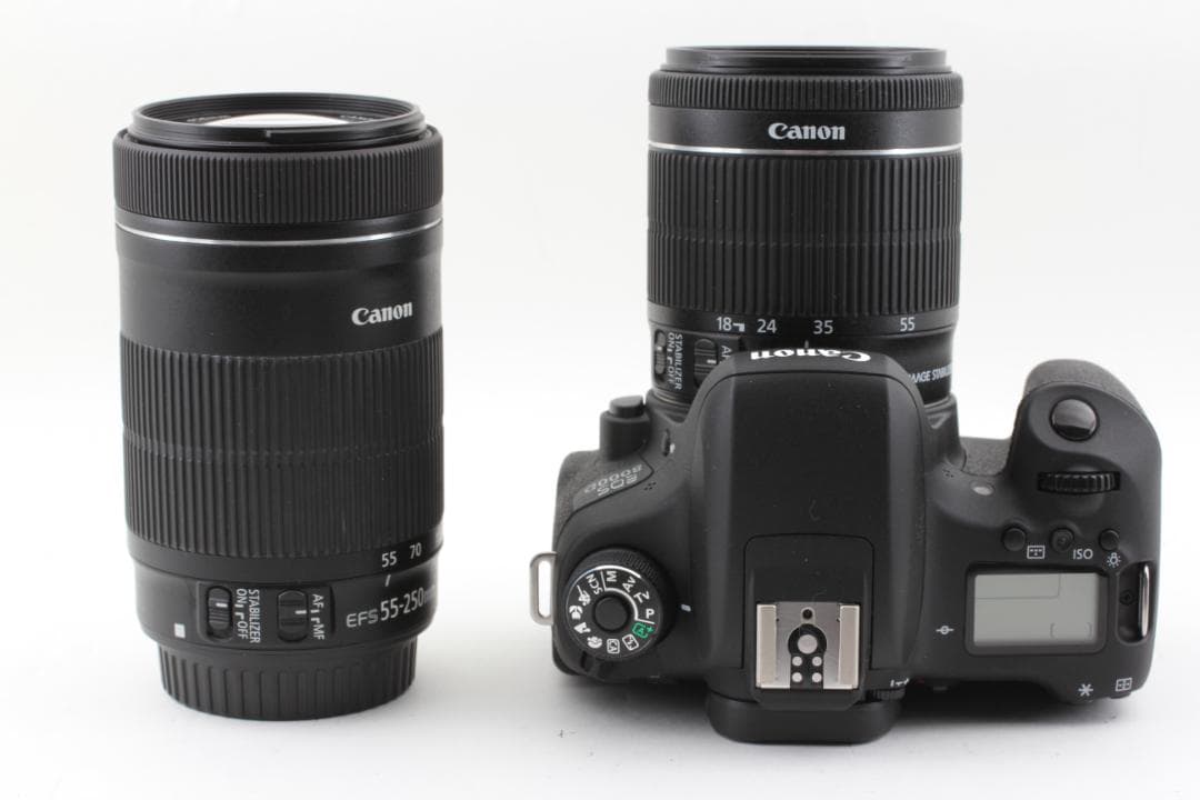 Canon EOS 8000D 18-55 55-250mm デジタルカメラ