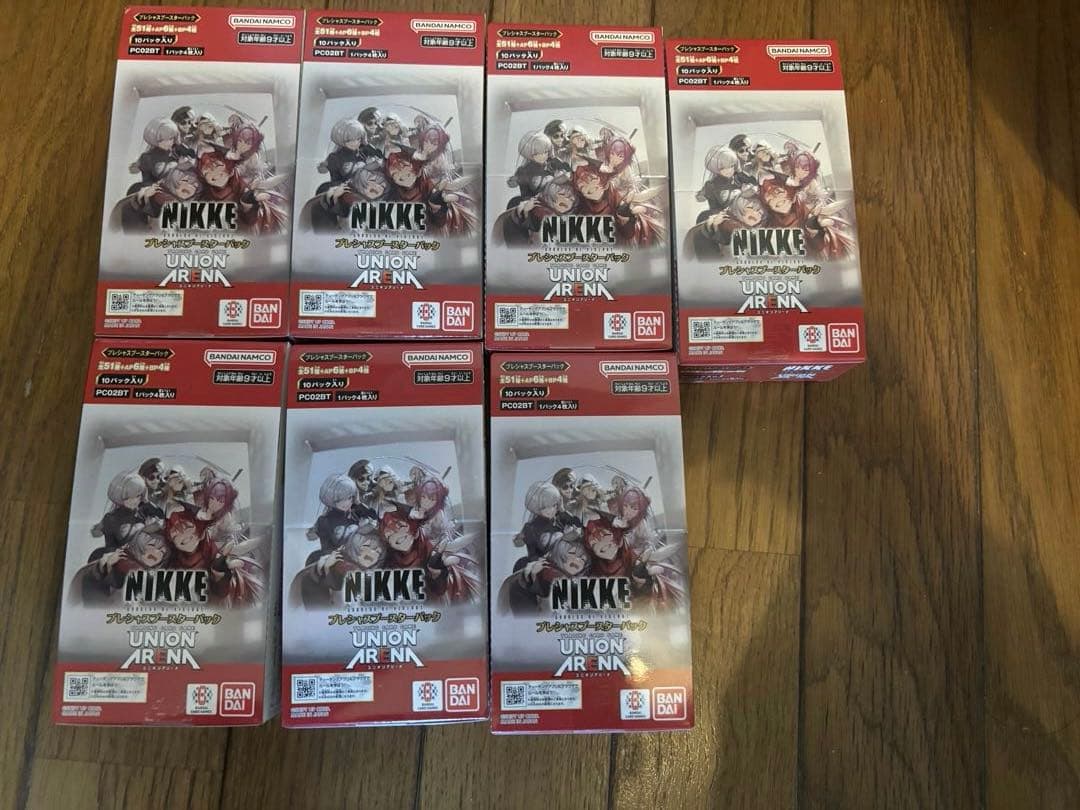 プレシャスブースターパック　ニケ　7boxセット　ユニオンアリーナ テープ