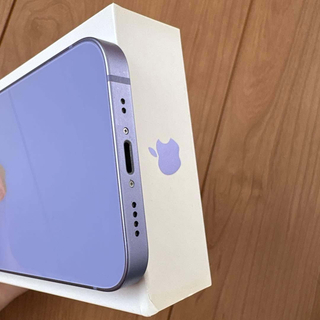 【美品】Apple iPhone 12 mini 64GB パープル 箱充電付き