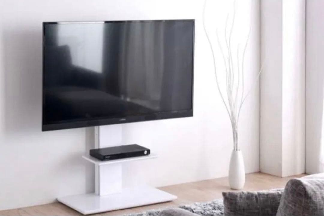 【引取り限定】 4Kチューナー内蔵50型液晶テレビ&テレビ台壁掛け セット