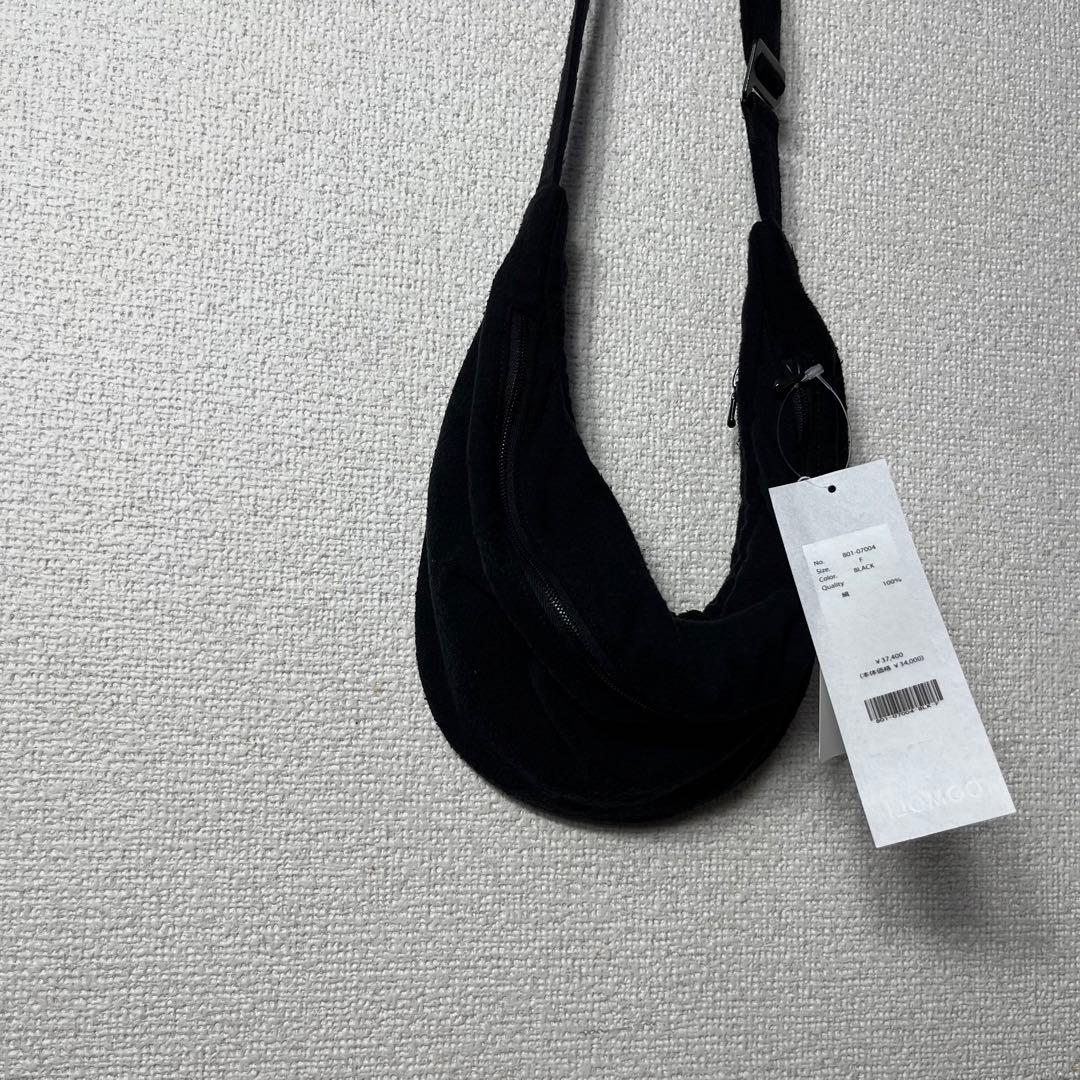 参考定価約37400円 25SS COMOLI シルクネップ ウエストバッグ