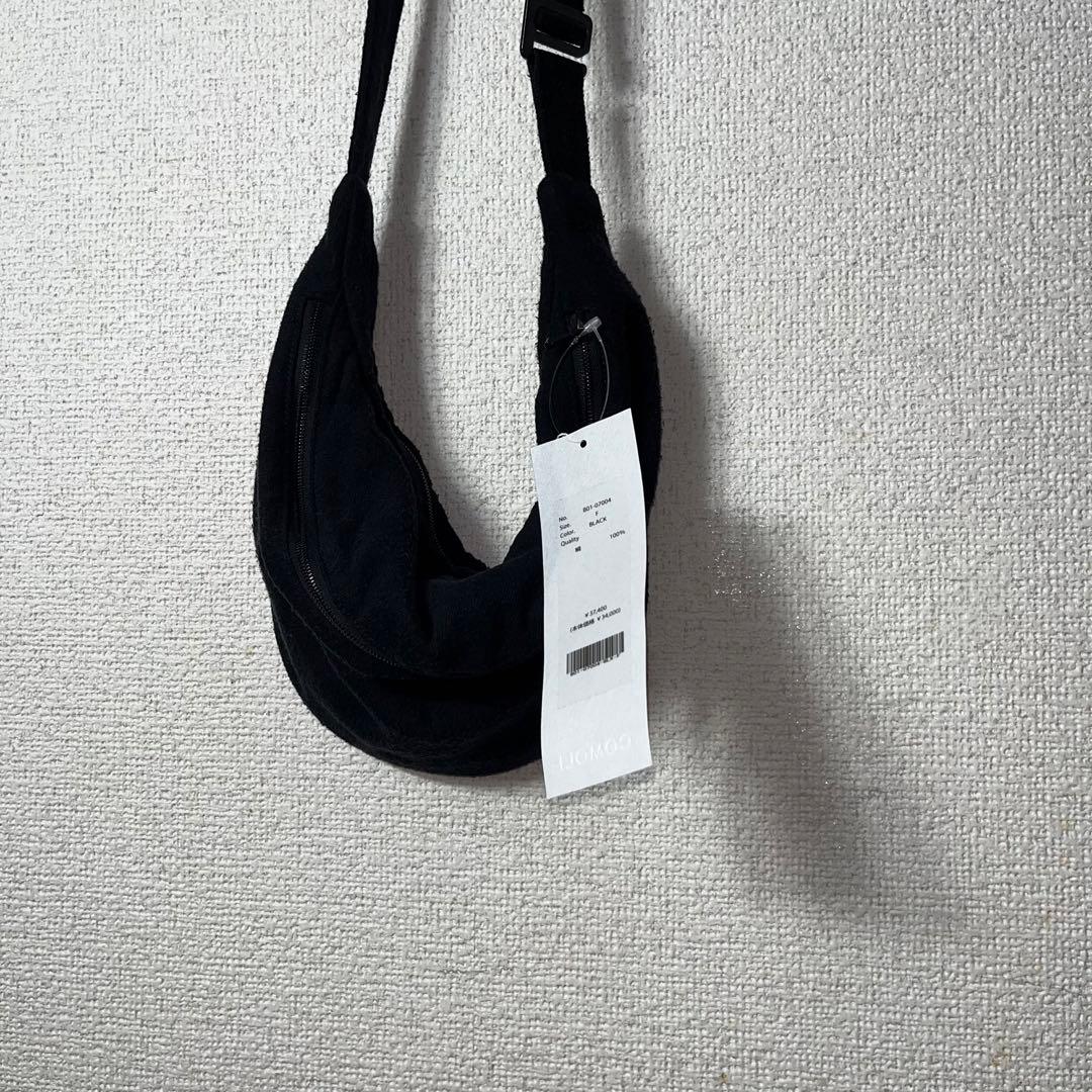 参考定価約37400円 25SS COMOLI シルクネップ ウエストバッグ
