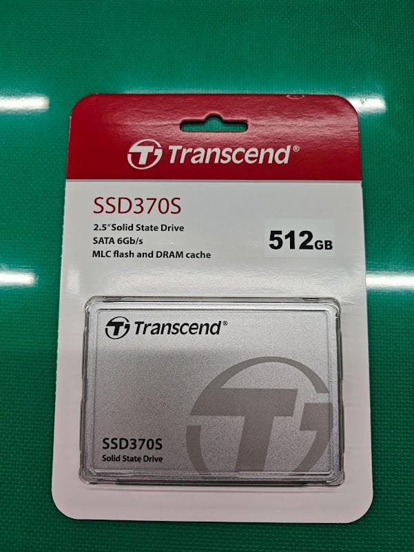 【新品・未使用】Transcend SSD370S 512GB　2.5インチ