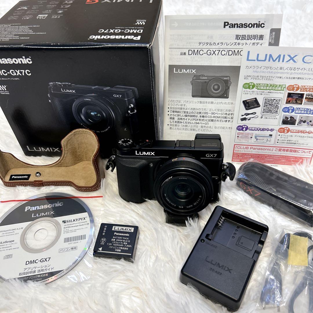 Panasonic DMC-GX7C パンケーキレンズセット Wi-Fi機能