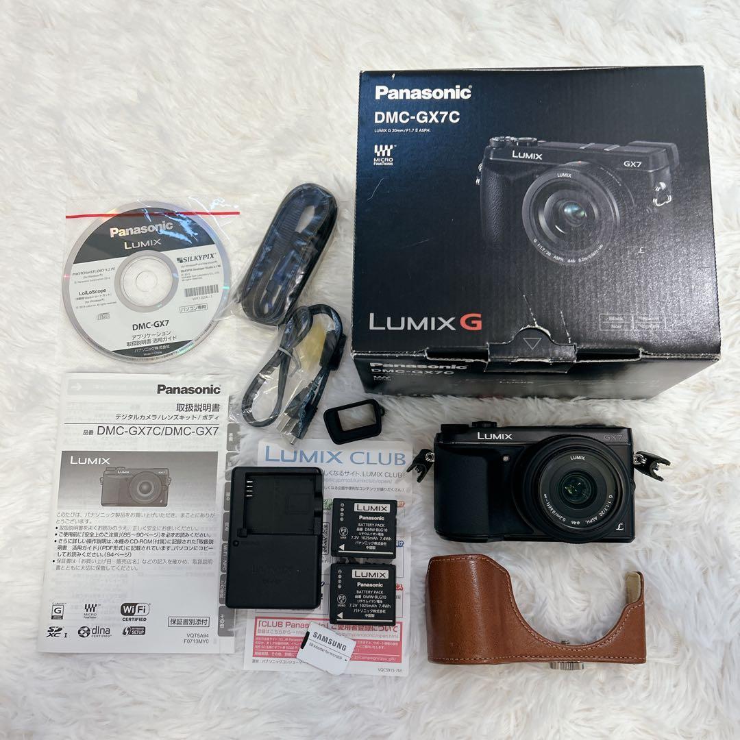 Panasonic DMC-GX7C パンケーキレンズセット Wi-Fi機能