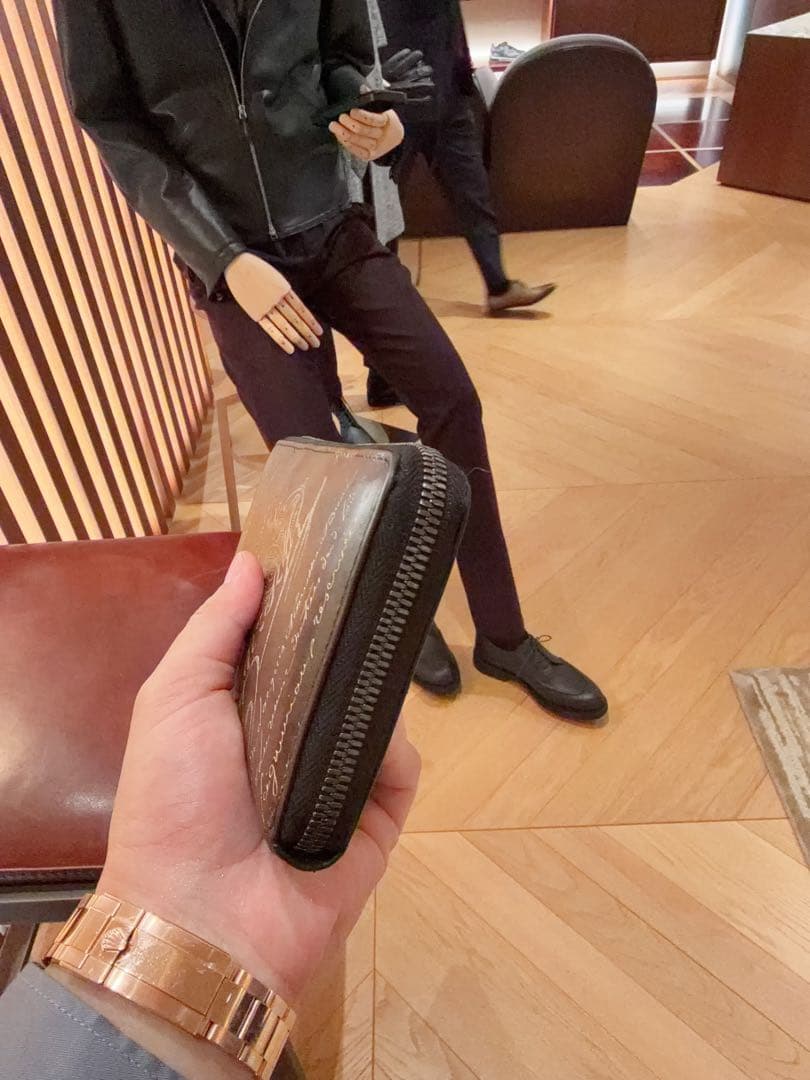 ベルルッティ 長財布 イタウバ ゴールデンパティーヌ Berluti箱付き