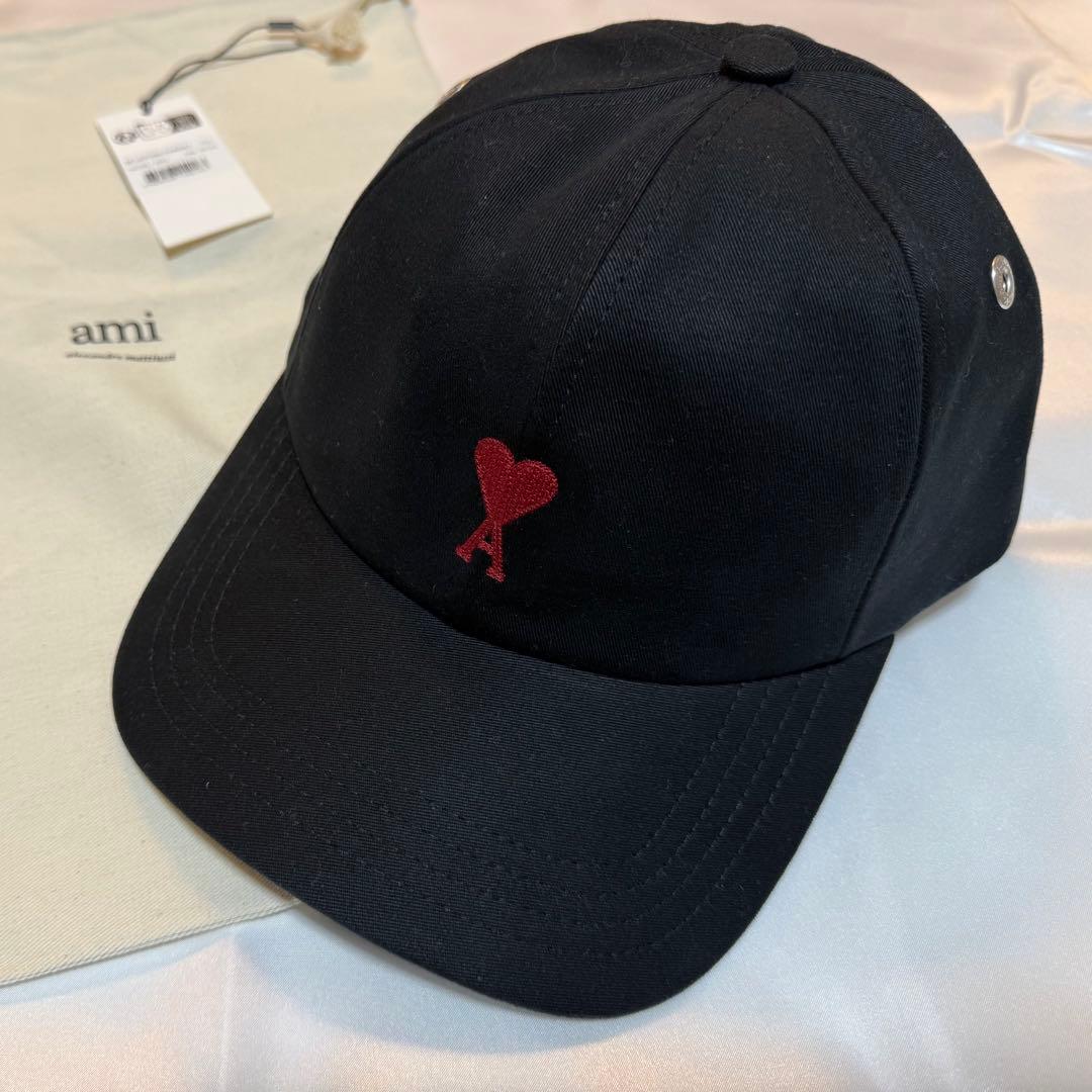 ami PARIS エンブロイダリー キャンバスキャップ
