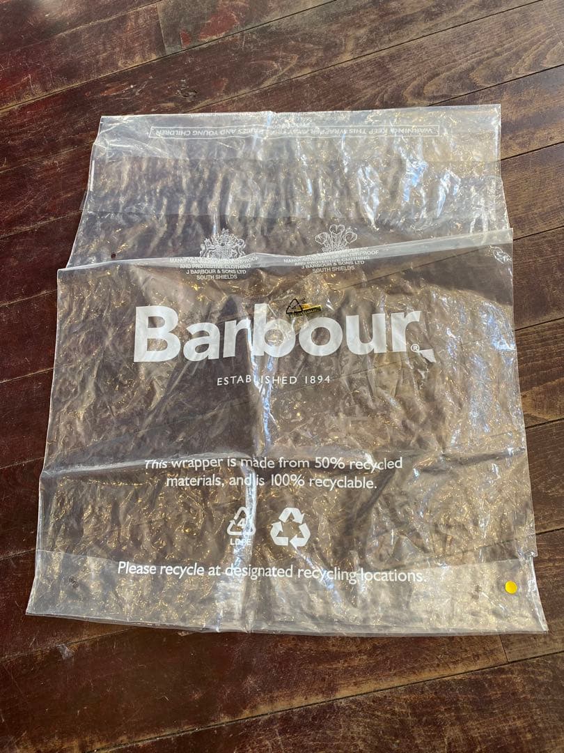 愚地さま【新品】Barbour オイルドジャケット ブラック M 38