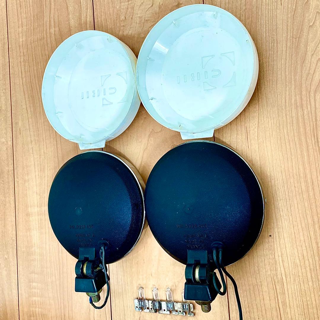 当時物 シビエ CIBIE デュアル ライト ロケットカウル ビサージュ フォグ