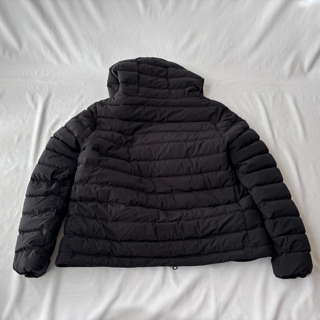 美品 ダントン フードダウンジャケット お洒落 上品コーデ ブラック M