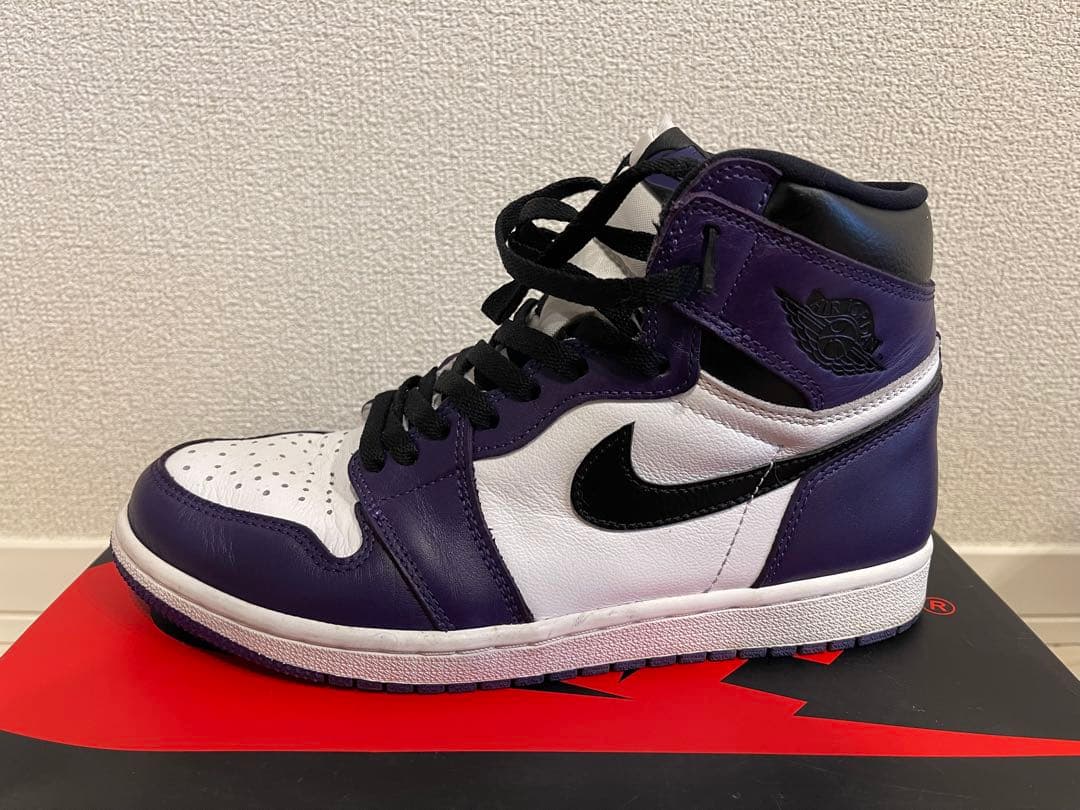 Nike Air Jordan 1 コートパープル/ホワイト/ブラック