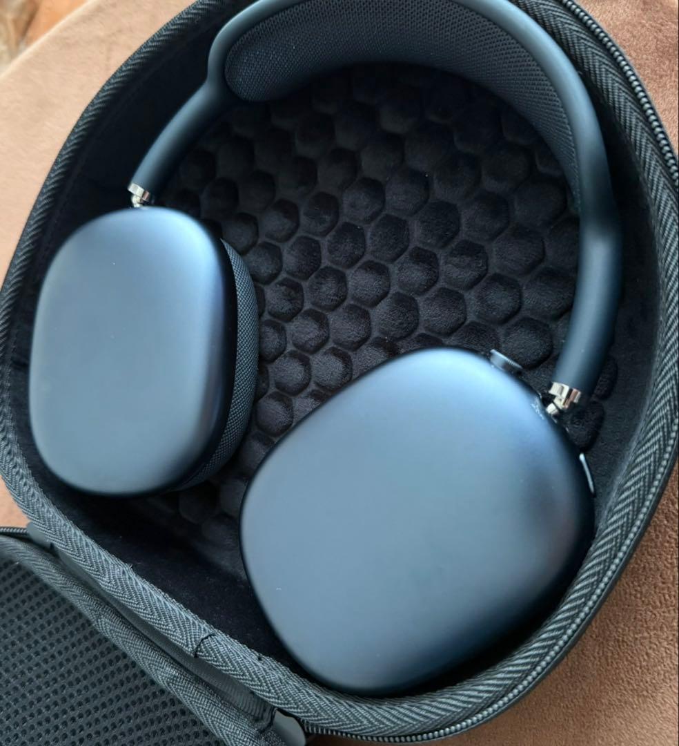 美品AirPods Max 第二世代 ミッドナイト 箱あり 保証あり ケース付