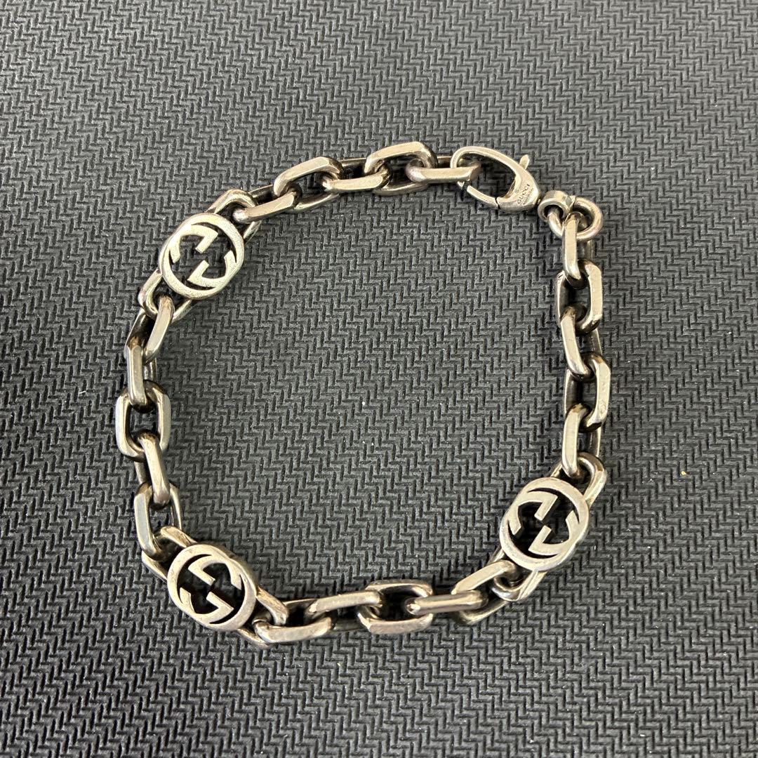 GUCCI インターロッキング ブレスレット シルバー925 グッチ 値下げ不可