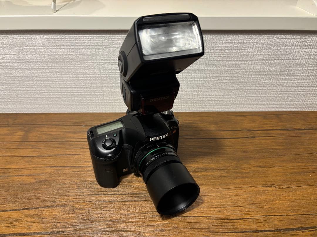 PENTAX K20D-W 35mm 単焦点 望遠 レンズストロボ