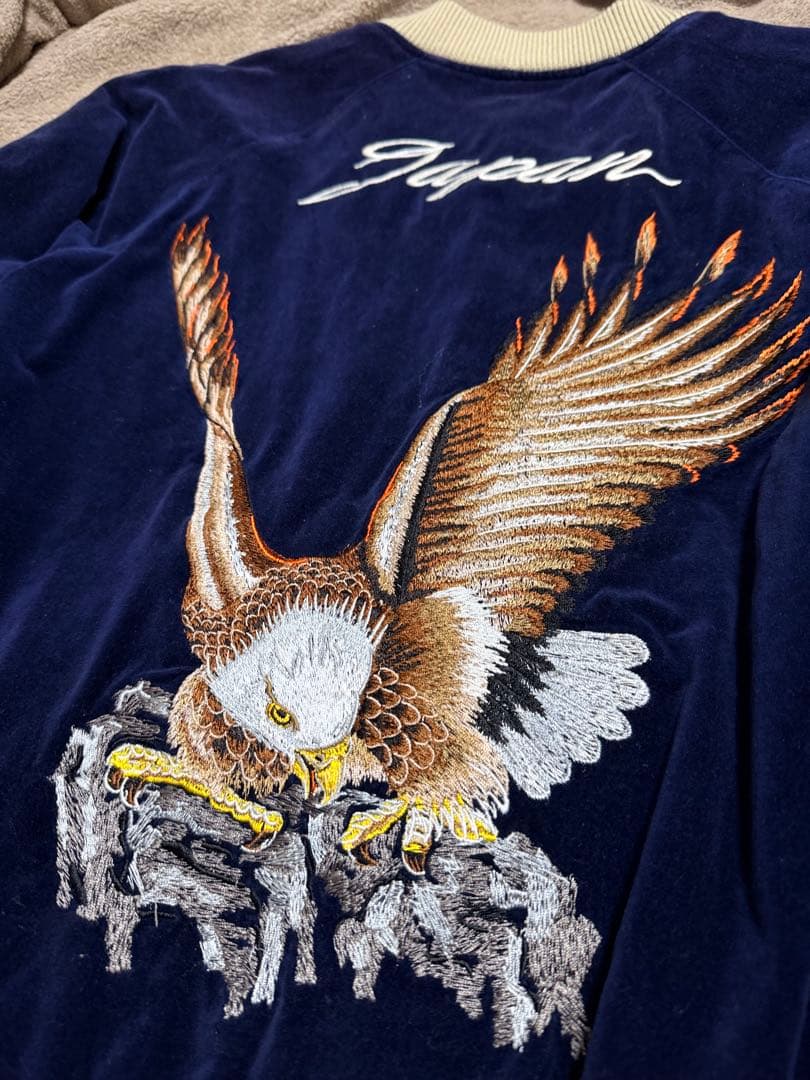 ２面用 別珍 DENIME ワシ 日本限定 スカジャン vintage