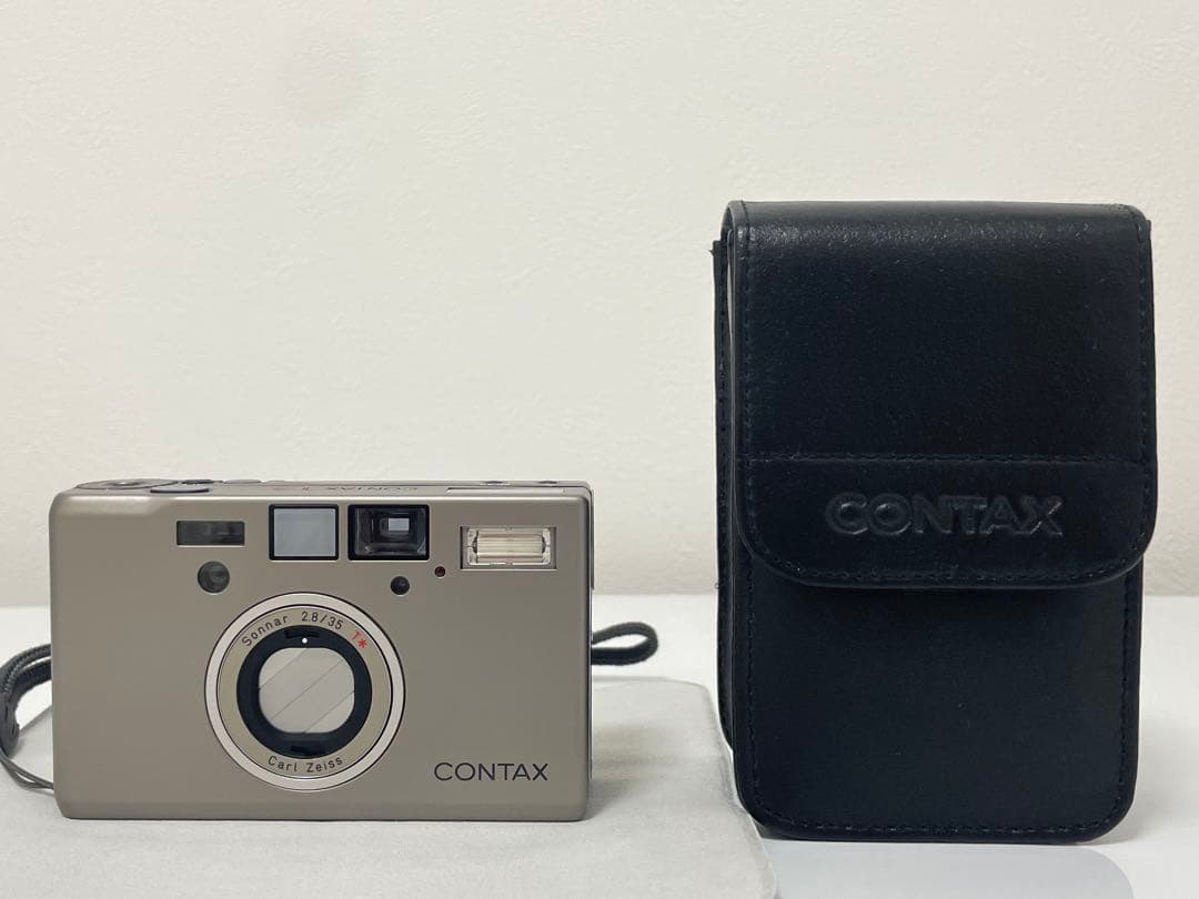 【中古/美品】CONTAX T3 データバック付 専用ケース/ストラップ付