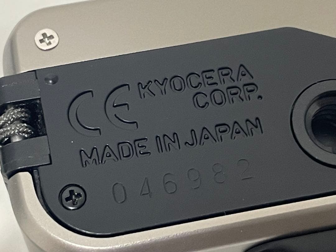 【中古/美品】CONTAX T3 データバック付 専用ケース/ストラップ付