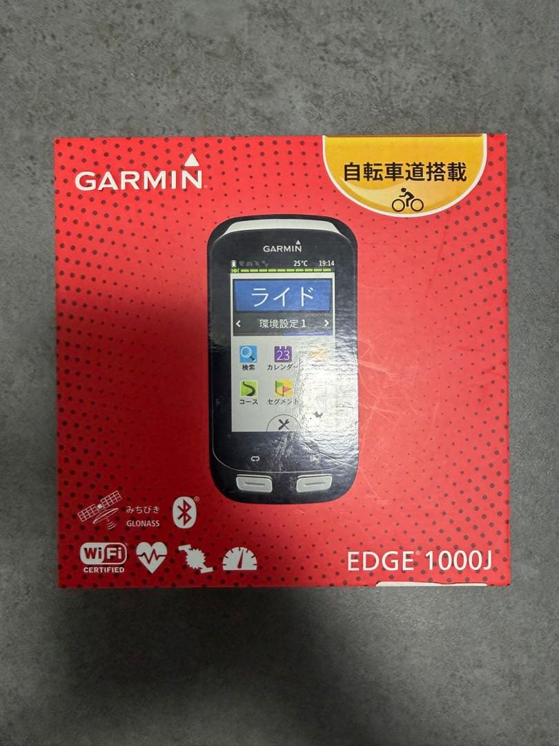GARMIN EDGE 1000j 各種センサー付属