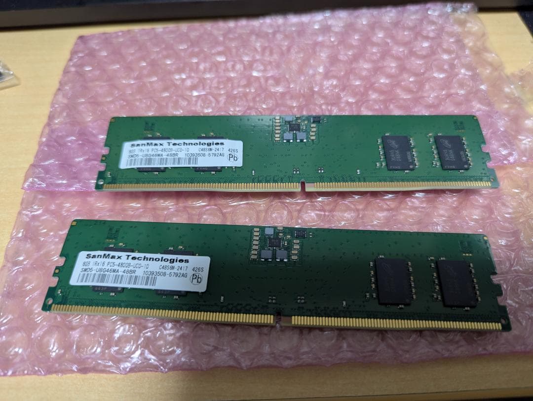新品)SanMax SMD5-U16G46M-48B-D Micron DDR5