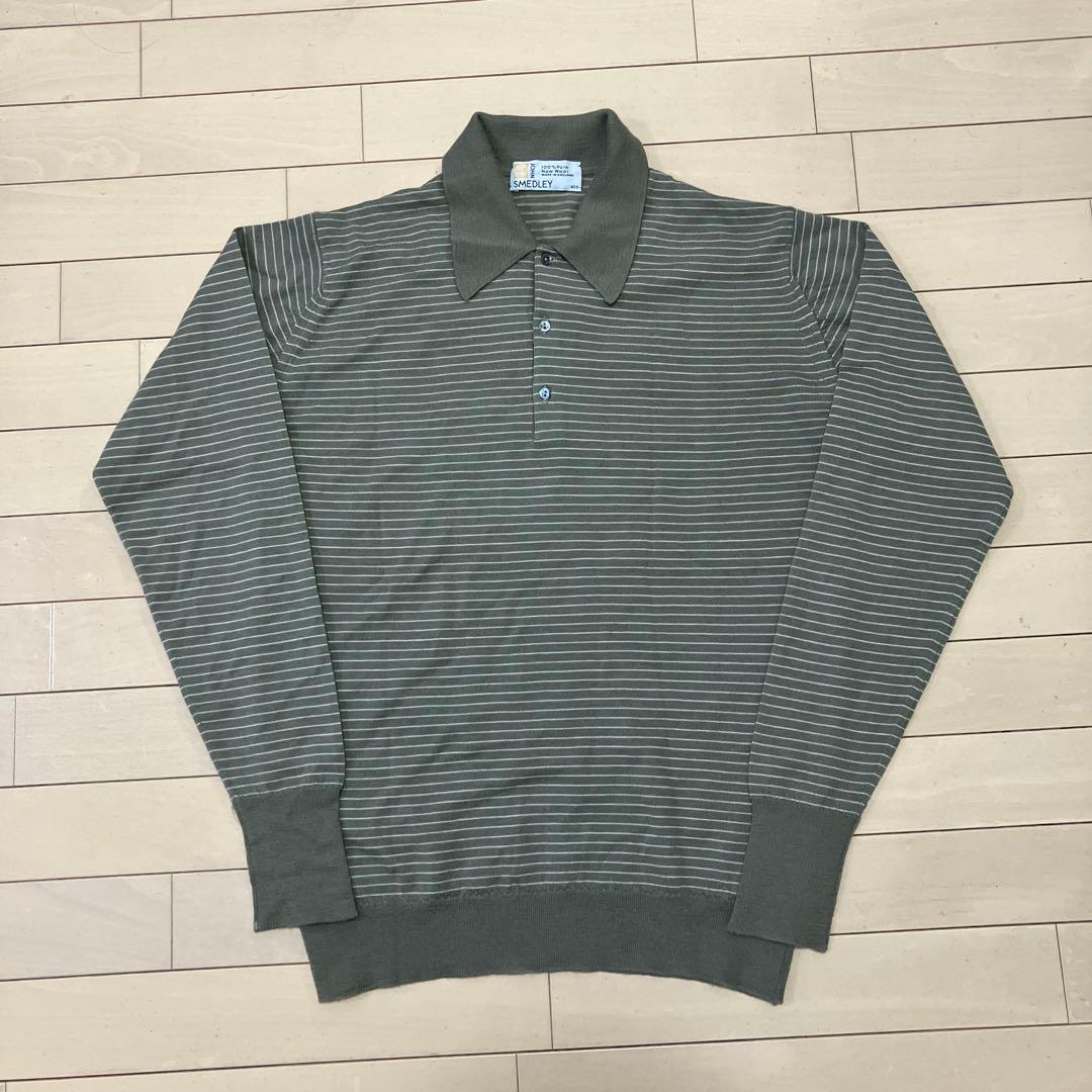 John Smedleyニットポロ　90s 旧タグ