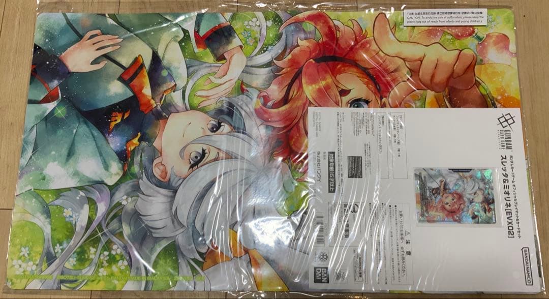ガンダムカードゲーム スレッタ＆ミオリネ プレイマット カードセット 日本未発売