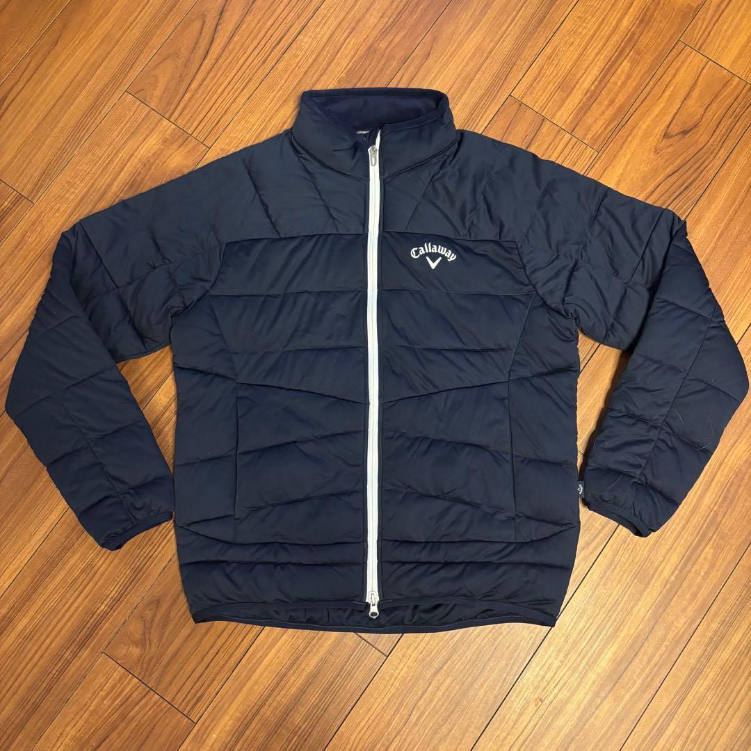 キャロウェイ　メンズ スターストレッチ 中綿ブルゾン　M 紺