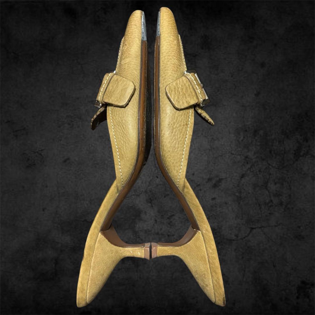 archive PRADA Leather Mulesレザー ミュール パンプス