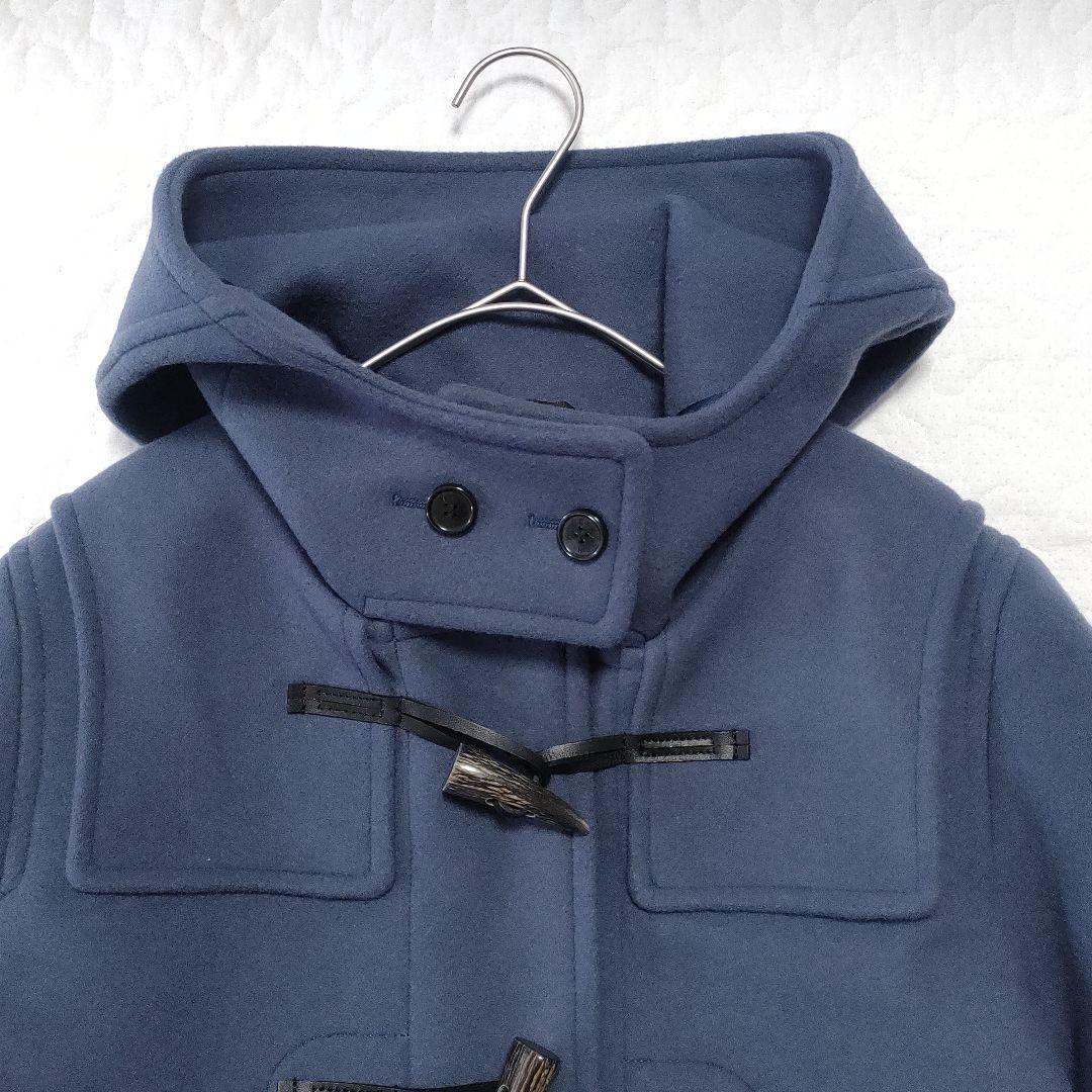極美品✨マッキントッシュ　ロングダッフルコート　ブルーグレー　38