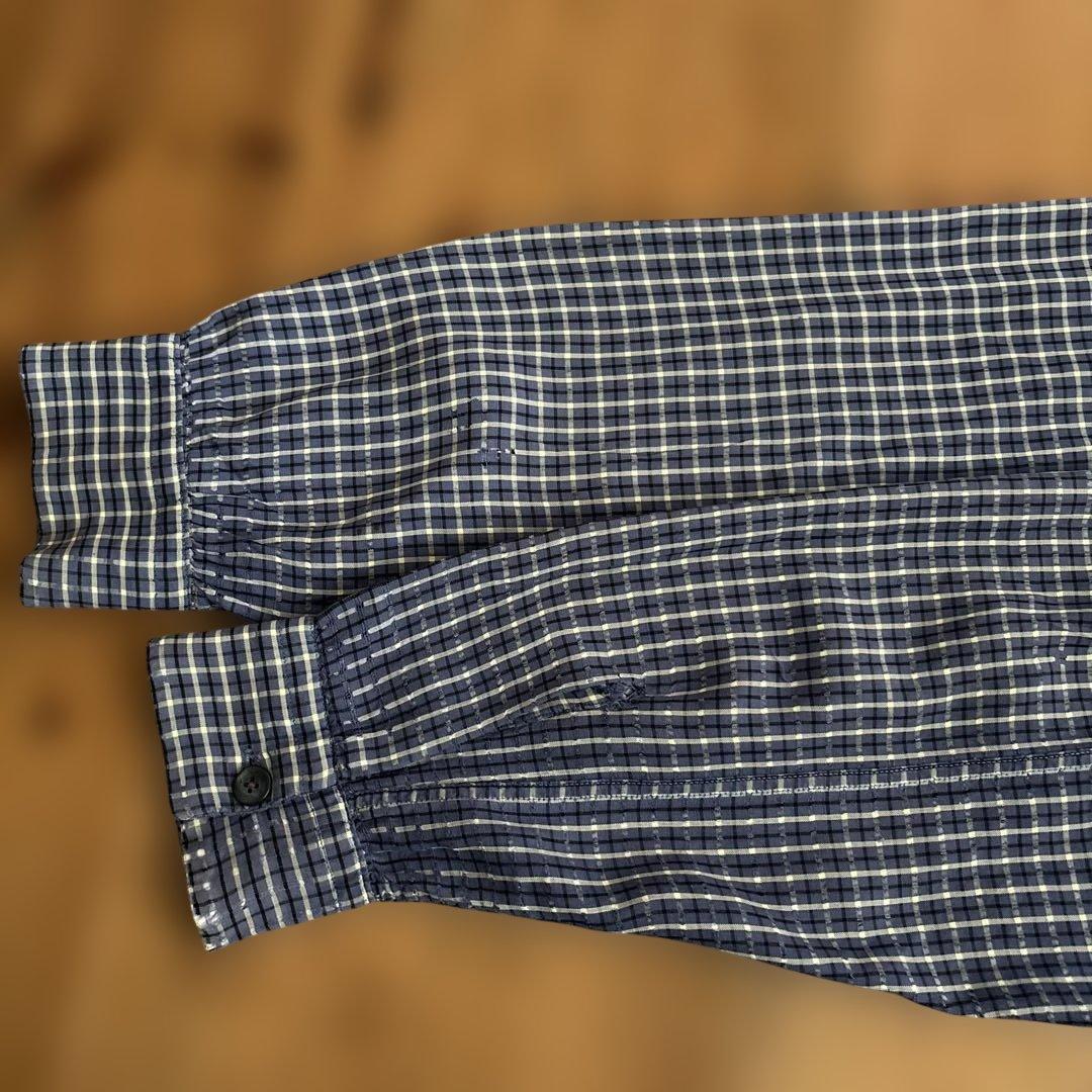 【50sビンテージ】Campus レーヨンシャツ シャドー 織柄 L ロカビリー