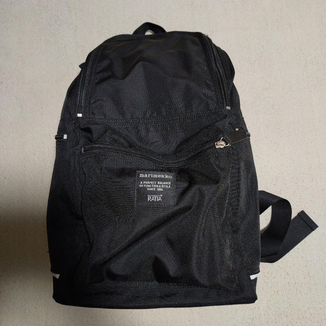 新品 marimekko BUDDY マリメッコ バディ リュック ブラック