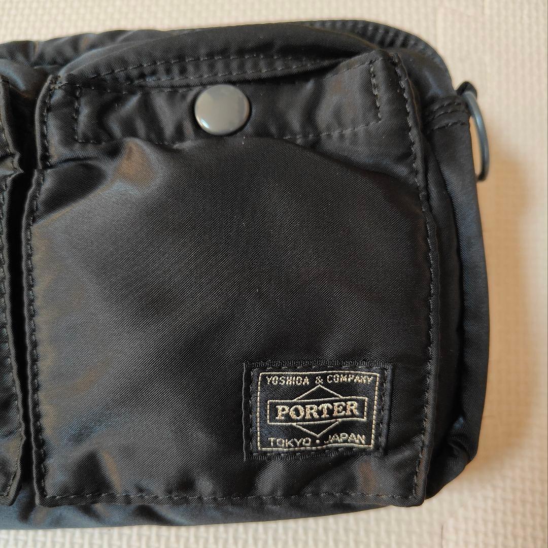 極美品　 PORTER ポーター タンカー ミニ 2way ショルダーバッグ　黒