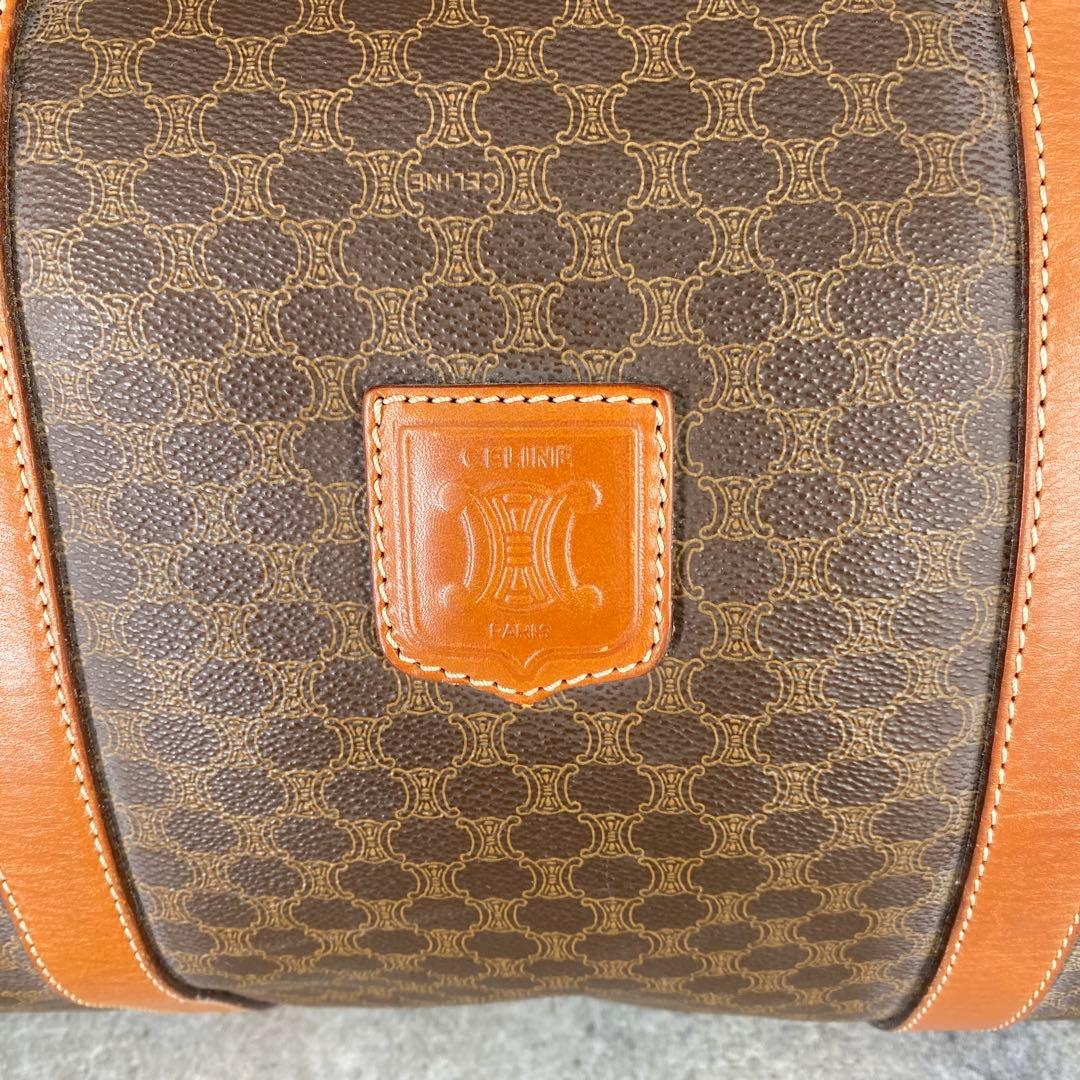 ヴィンテージ CELINE セリーヌ マカダム柄 トリオンフ ボストンバック