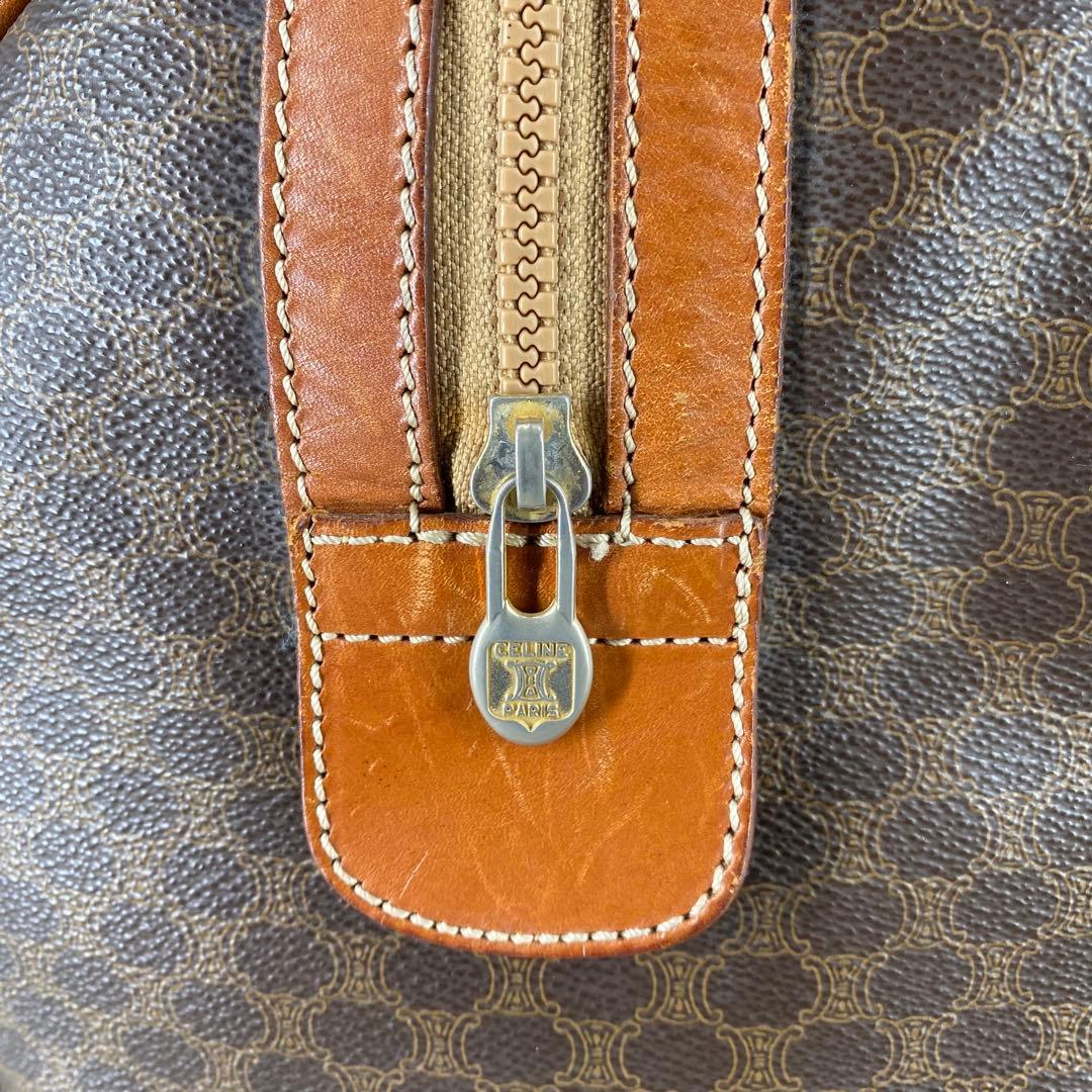 ヴィンテージ CELINE セリーヌ マカダム柄 トリオンフ ボストンバック