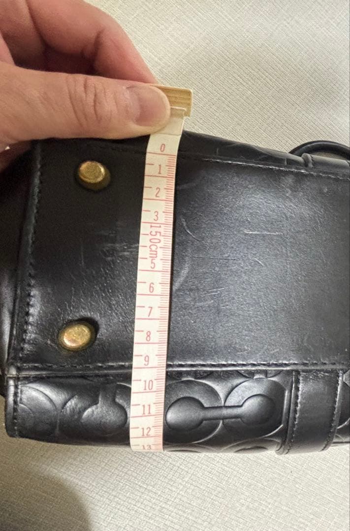 断捨離最終値下げ【coach】黒 レザー トートバッグ【グローブレザー】