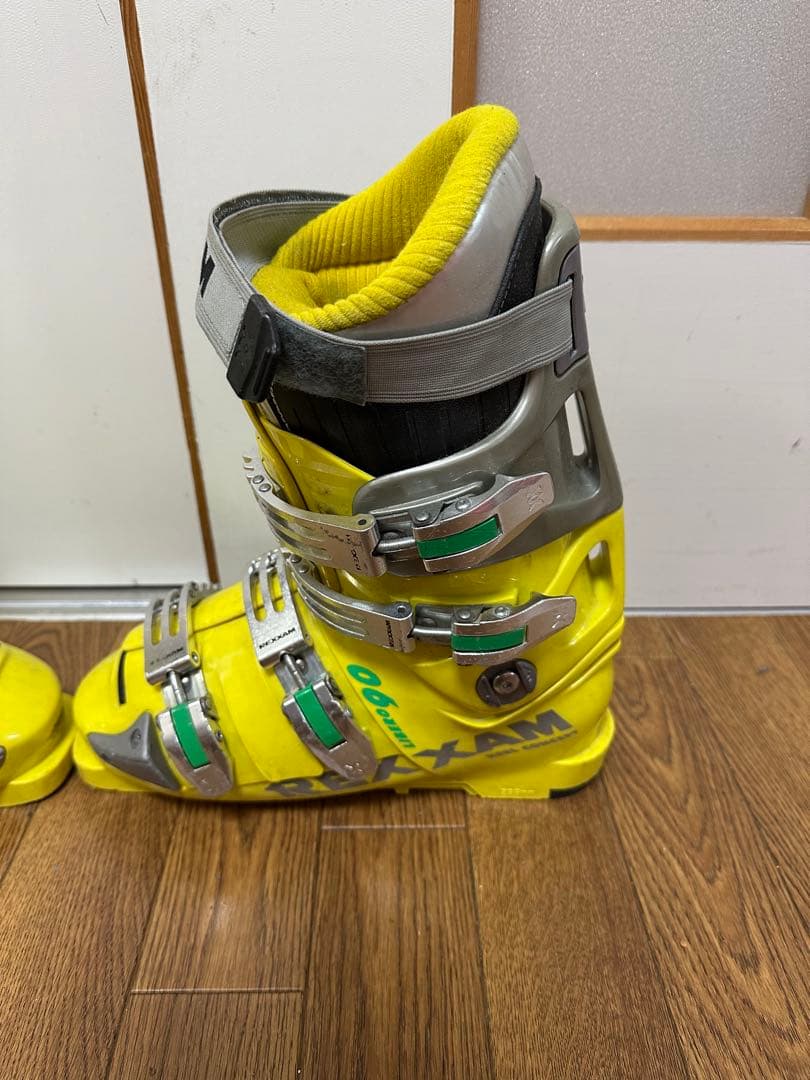 中古FISCHER スキー板155cm,ブーツ25.5cm,ストック110cm